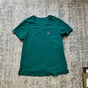 Figs Hunter Green Catarina Scrub Top (Limited Edition Color)